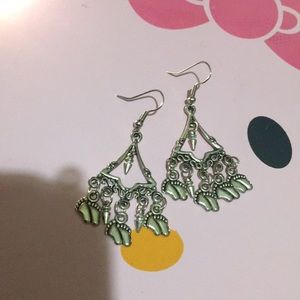 Silver earrings